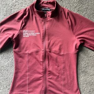PLT Sport Maroon Zip-Up Jacket